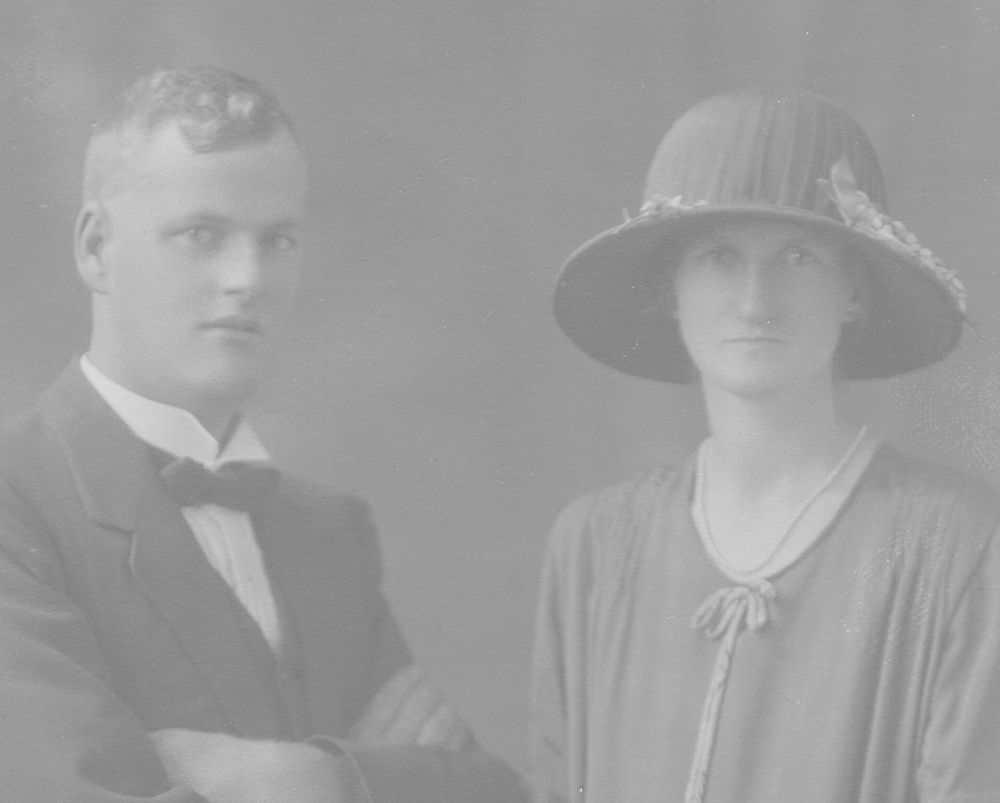 John Alexis Dobbs Coker And Margaret Isabella Silver Wedding Day 1925Brisbane