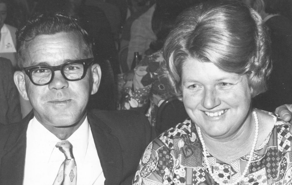 Gordon and June in 1973
