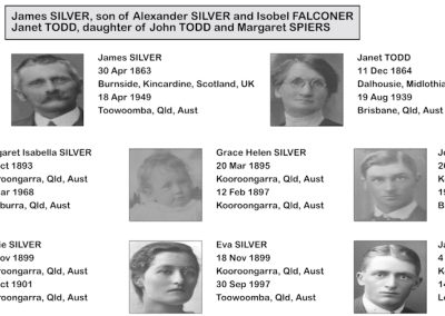 James Silver family members
