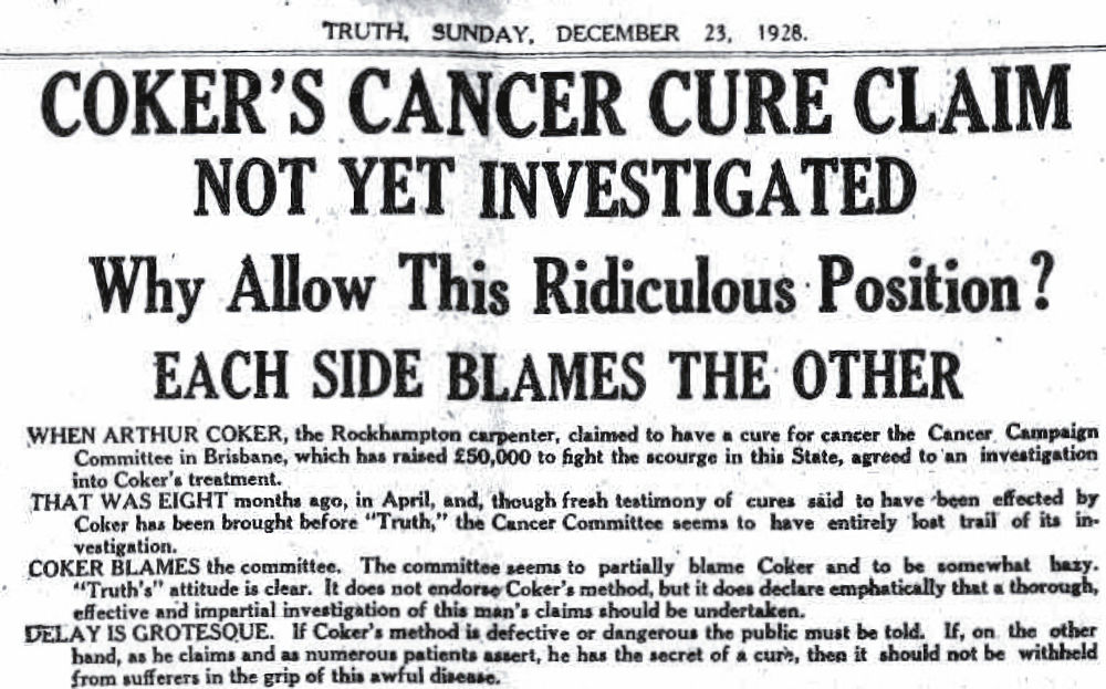 Cancer claim in limbo