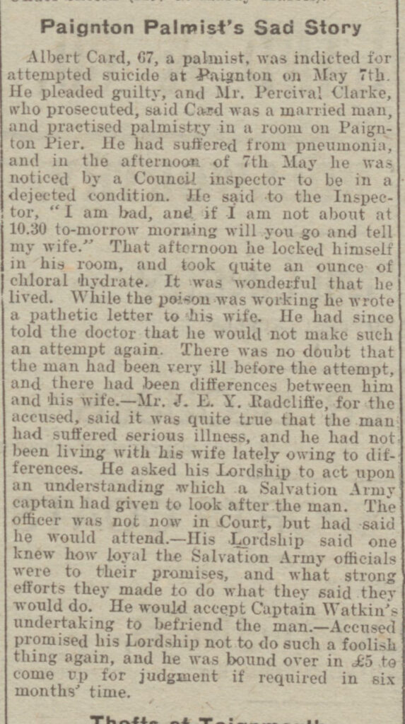 Court Appearance Western Times 12 Jun 1919